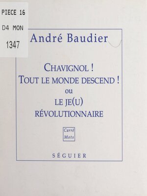 cover image of Chavignol ! Tout le monde descend !